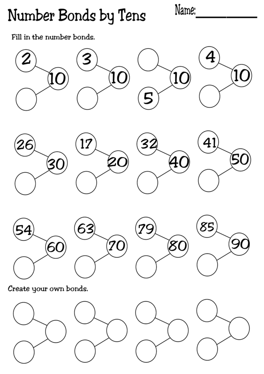 Singapore Math Number Bonds Worksheets Math Worksheets Worksheets Library