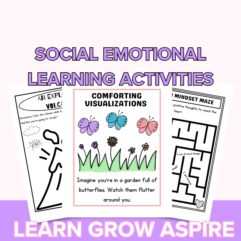 Social Emotional Learning Worksheets Learn Grow Aspire Social Emotional Learning Worksheets Learn Grow Aspire