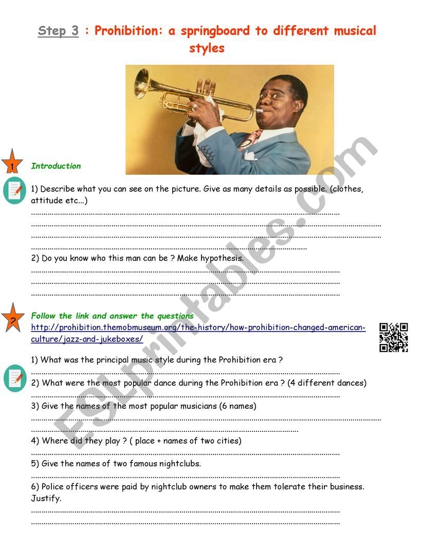 Soul Jazz And Louis Armstrong ESL Worksheet By MalibelCalvaille Soul Jazz And Louis Armstrong ESL Worksheet By MalibelCalvaille