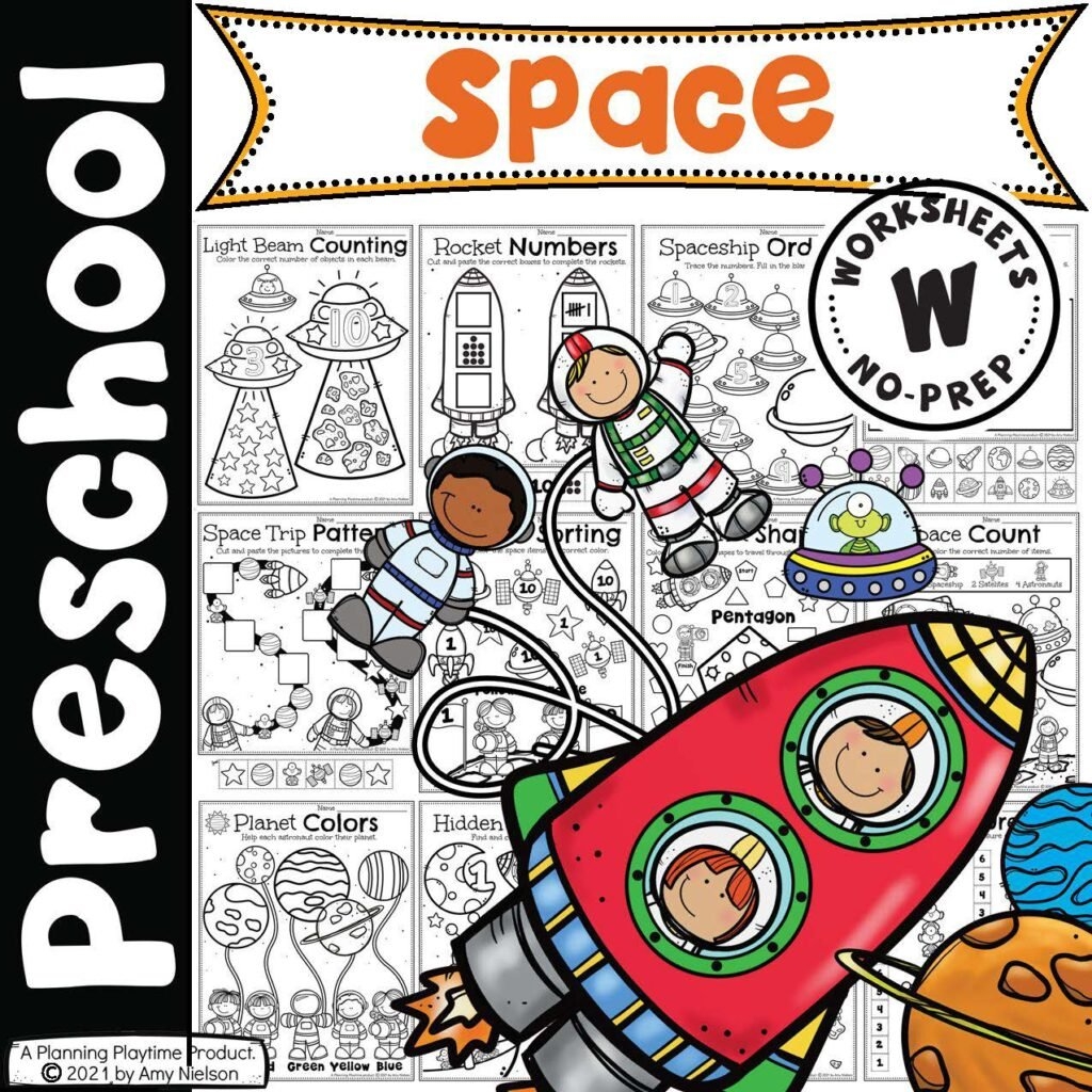 Space Worksheets Preschool Planning Playtime