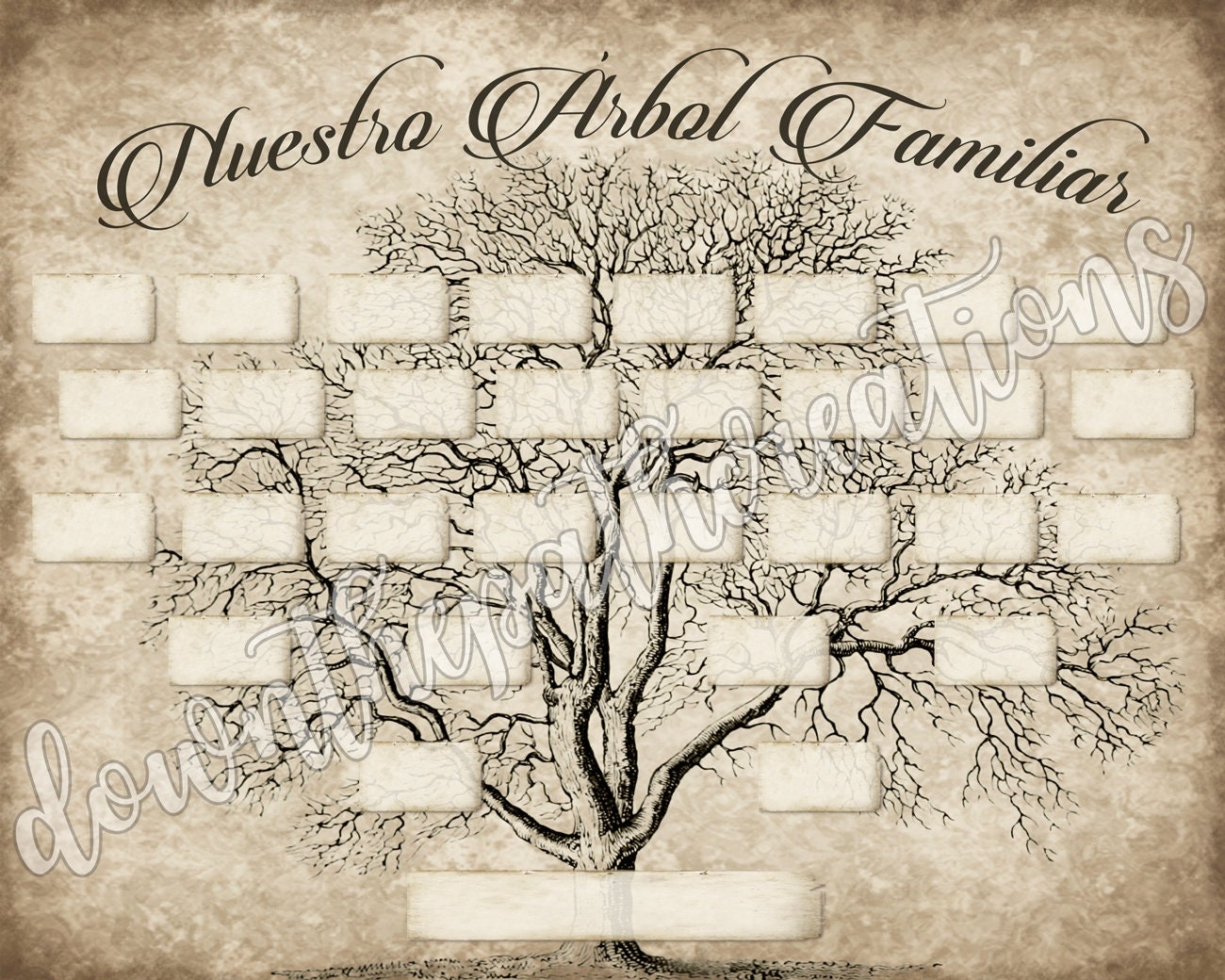 Family Tree Printable Worksheet Spanish