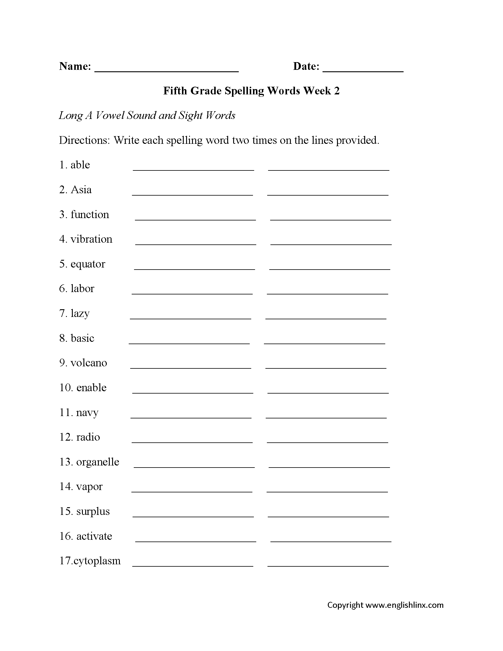 Spelling Worksheets Fifth Grade Spelling Worksheets Spelling Worksheets Fifth Grade Spelling Worksheets