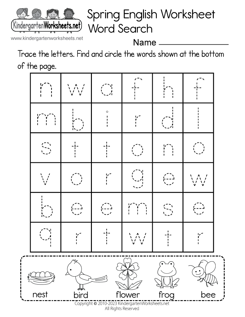 Spring English Worksheet Free Printable Digital PDF Spring English Worksheet Free Printable Digital PDF