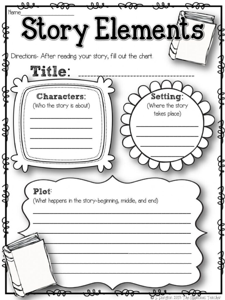 Story Elements Worksheet For 2nd Grade Live Worksheets Worksheets Library