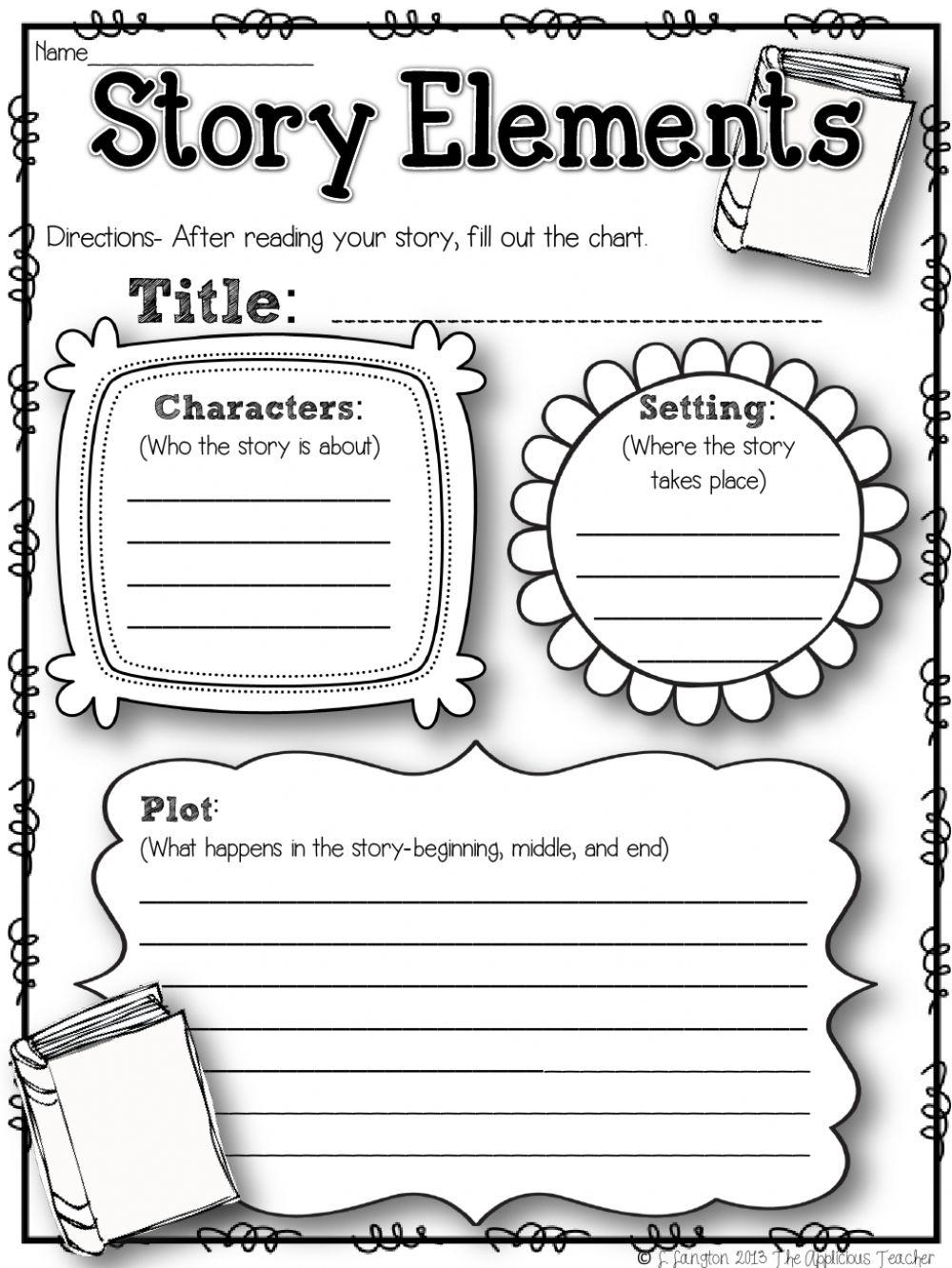 Story Elements Worksheet For 2nd Grade Live Worksheets Worksheets Library