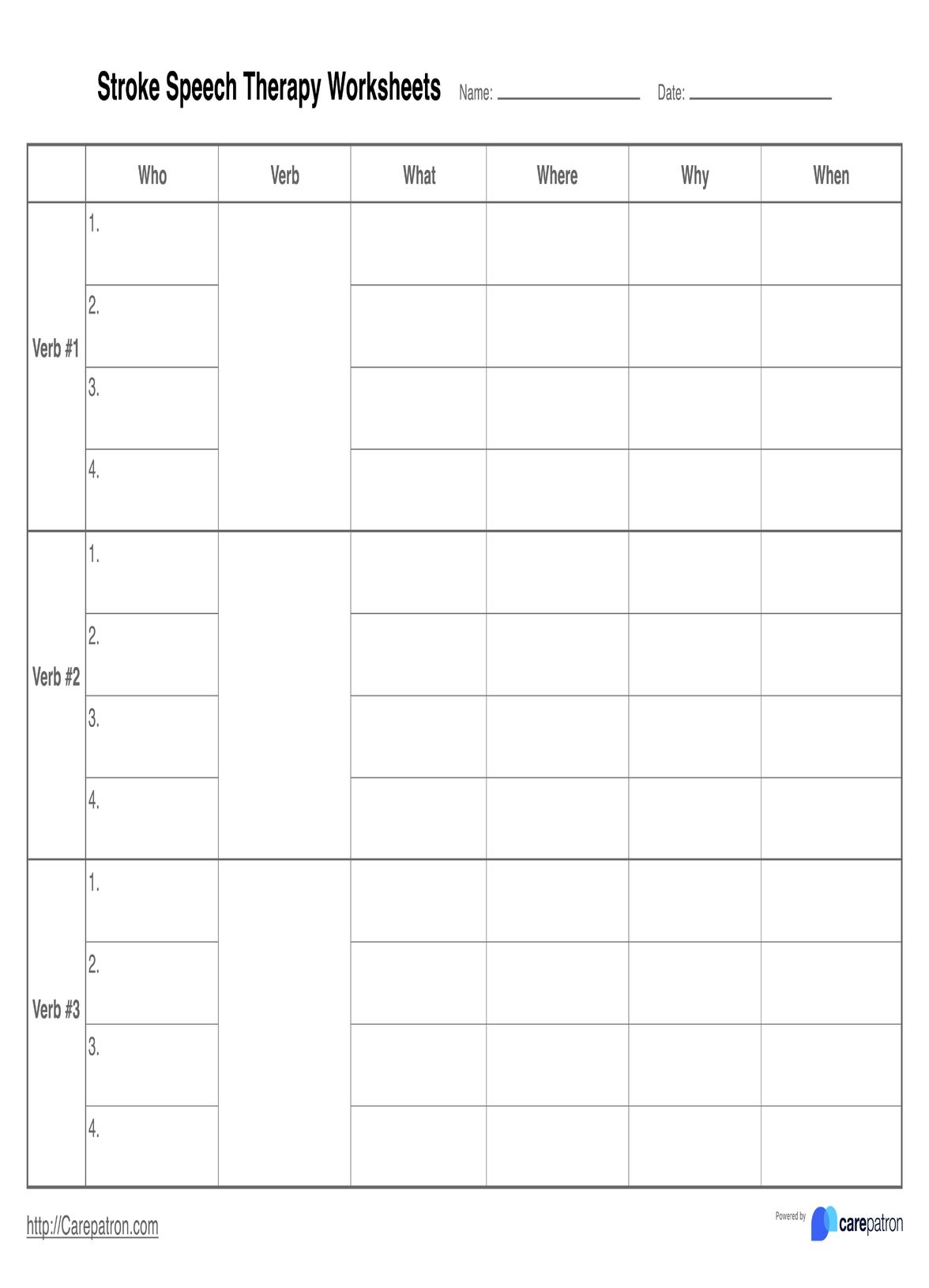 Stroke Speech Therapy Worksheet U0026 Example Free PDF Download Stroke Speech Therapy Worksheet U0026 Example Free PDF Download