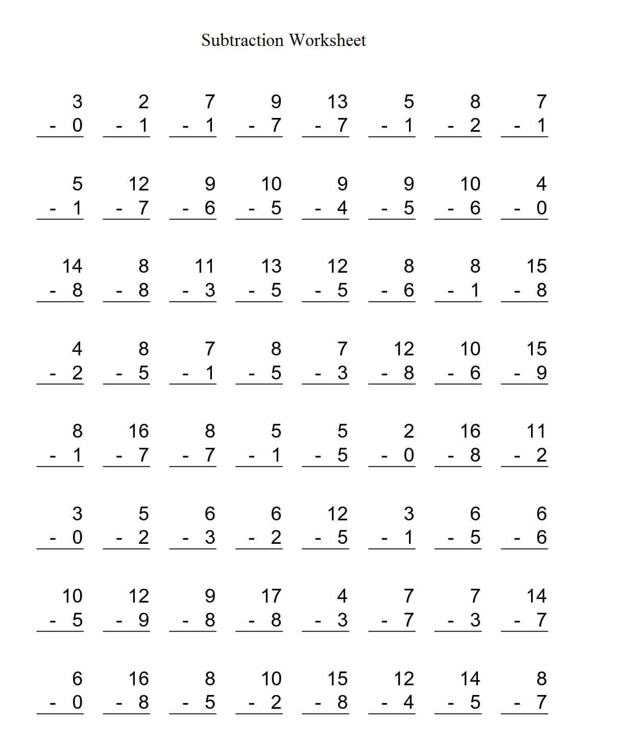 Subtraction Online Exercise For Kindergarten Live Worksheets Worksheets Library
