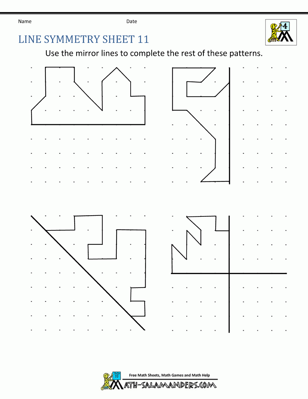 Printable Free Symmetry Worksheets Pdf Printable Free Symmetry Worksheets Pdf
