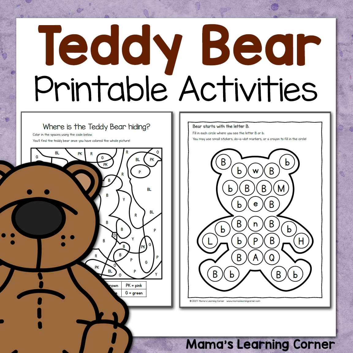 Teddy Bear Printable Activities Mamas Learning Corner Worksheets Library Teddy Bear Printable Activities Mamas Learning Corner Worksheets Library