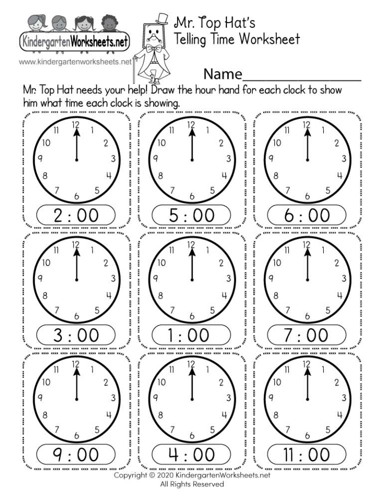 Telling Time Worksheet Free Printable Digital U0026 PDF