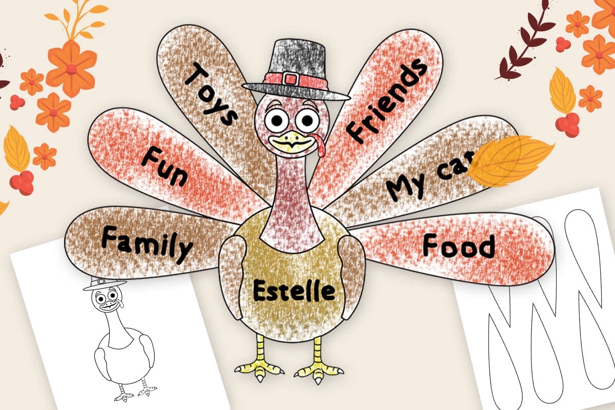 Printable Turkey Crafts For Preschoolers