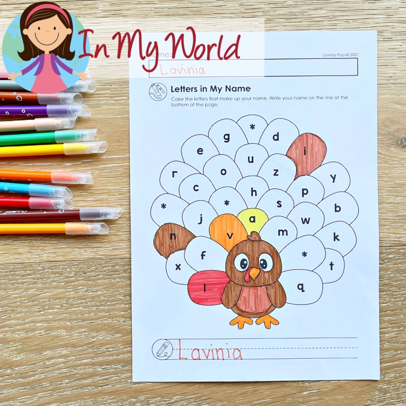 Thanksgiving No Prep Preschool Worksheets U0026 Activities In My World