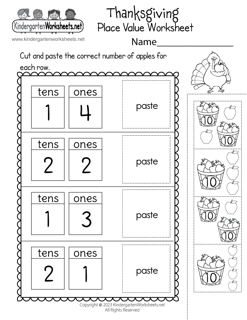Thanksgiving Place Value Worksheet Free Printable Digital U0026 PDF Thanksgiving Place Value Worksheet Free Printable Digital U0026 PDF