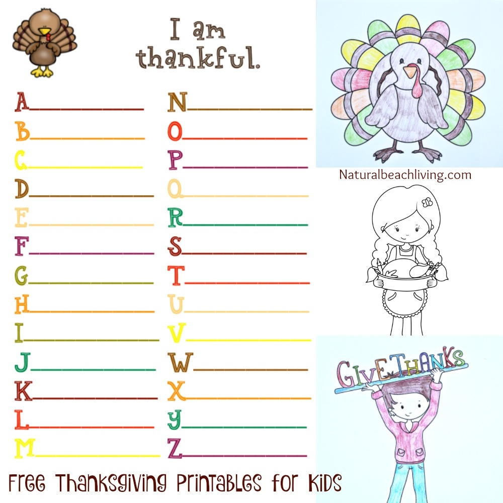 Free Preschool Thanksgiving Printables Book