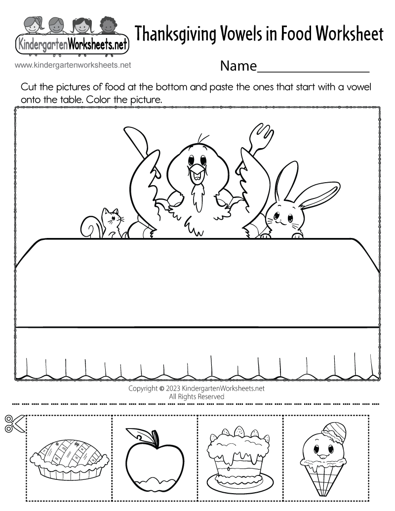 Free Food Worksheets For Kindergarten Free Food Worksheets For Kindergarten