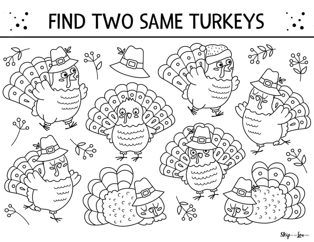 Thanksgiving Free Worksheets 2nd Grade