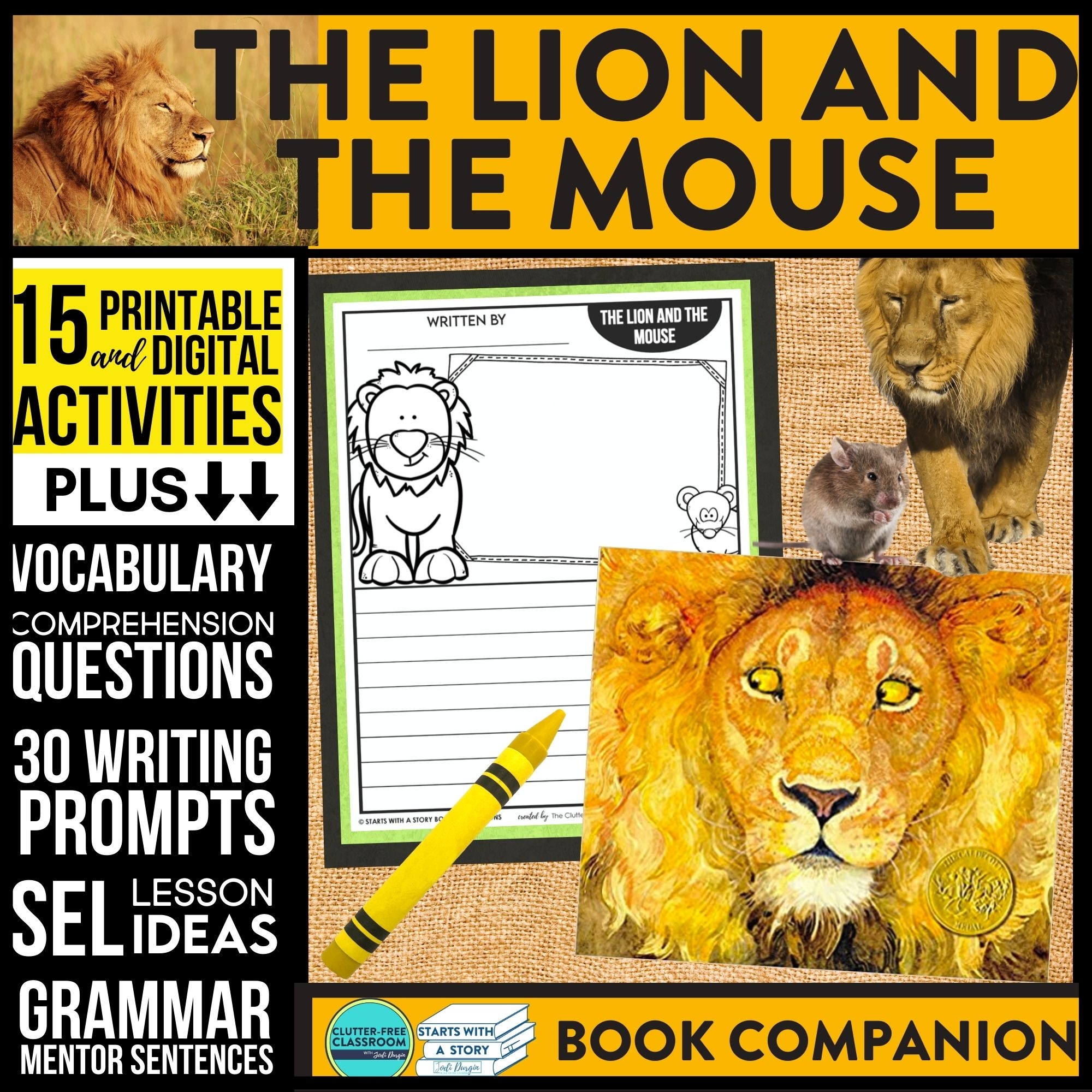 The Lion And The Mouse Activities And Lesson Plans For 2025 Teaching With Jodi Durgin And Company