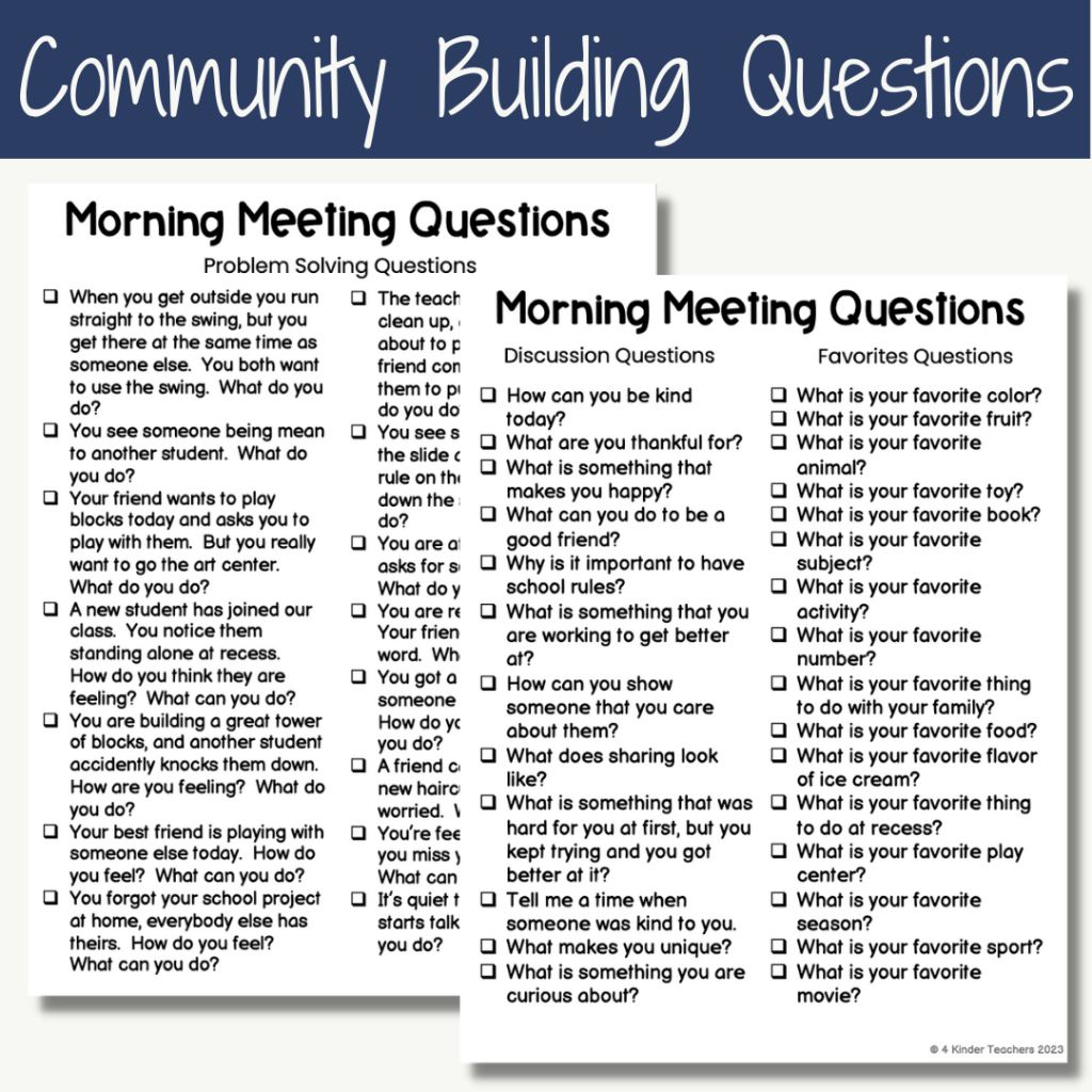 The Perfect Morning Meeting For Kindergarten 4 Kinder Teachers The Perfect Morning Meeting For Kindergarten 4 Kinder Teachers