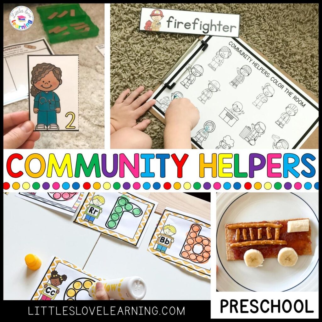 Time To Help Preschool Community Helpers Activities U0026 Printables Time To Help Preschool Community Helpers Activities U0026 Printables