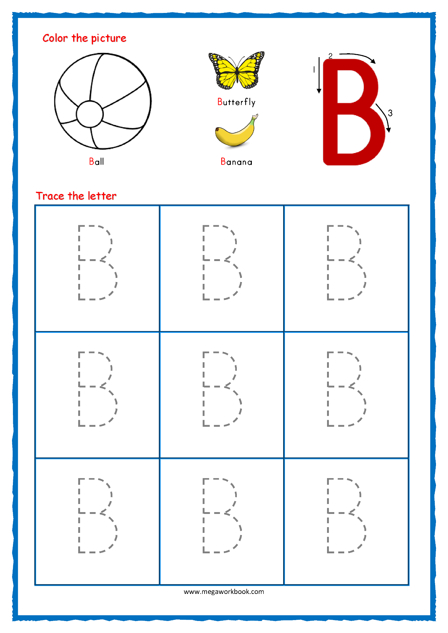 Alphabet And Number Tracing Worksheets Pdf