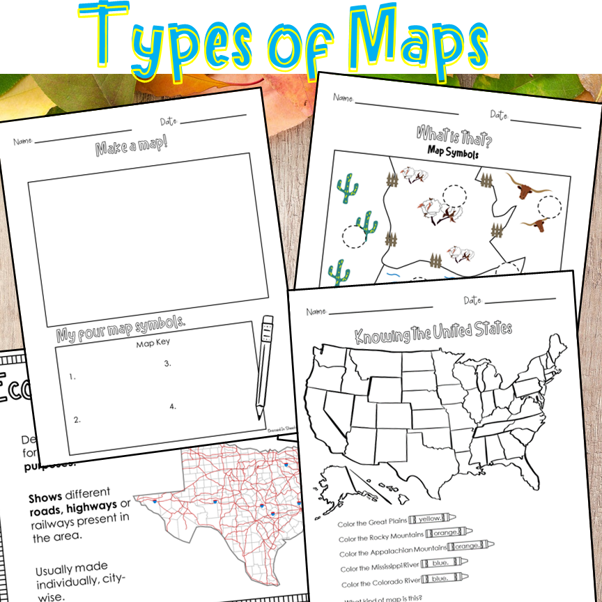 Type Of Maps Worksheets Made By Teachers Type Of Maps Worksheets Made By Teachers