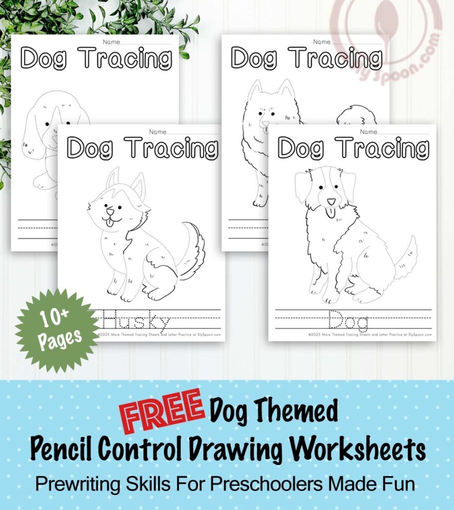 Unleashing Creativity With Free Printable Dog Pencil Control 