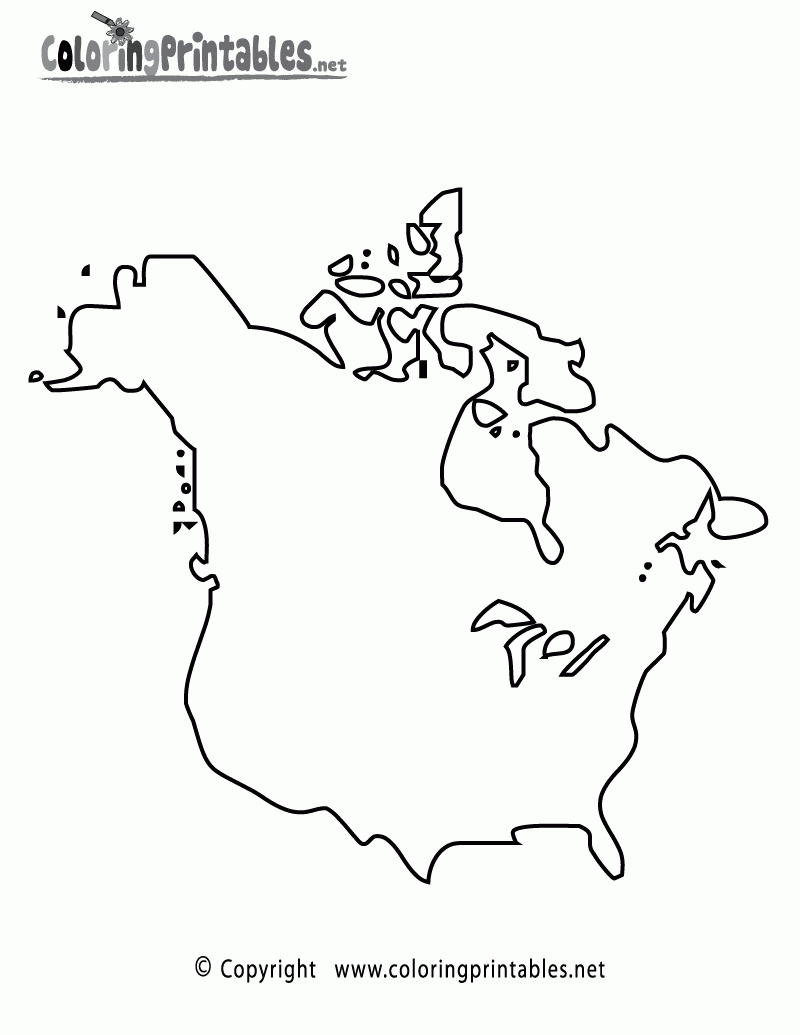 Free Printable North America Map Worksheets Free Printable North America Map Worksheets