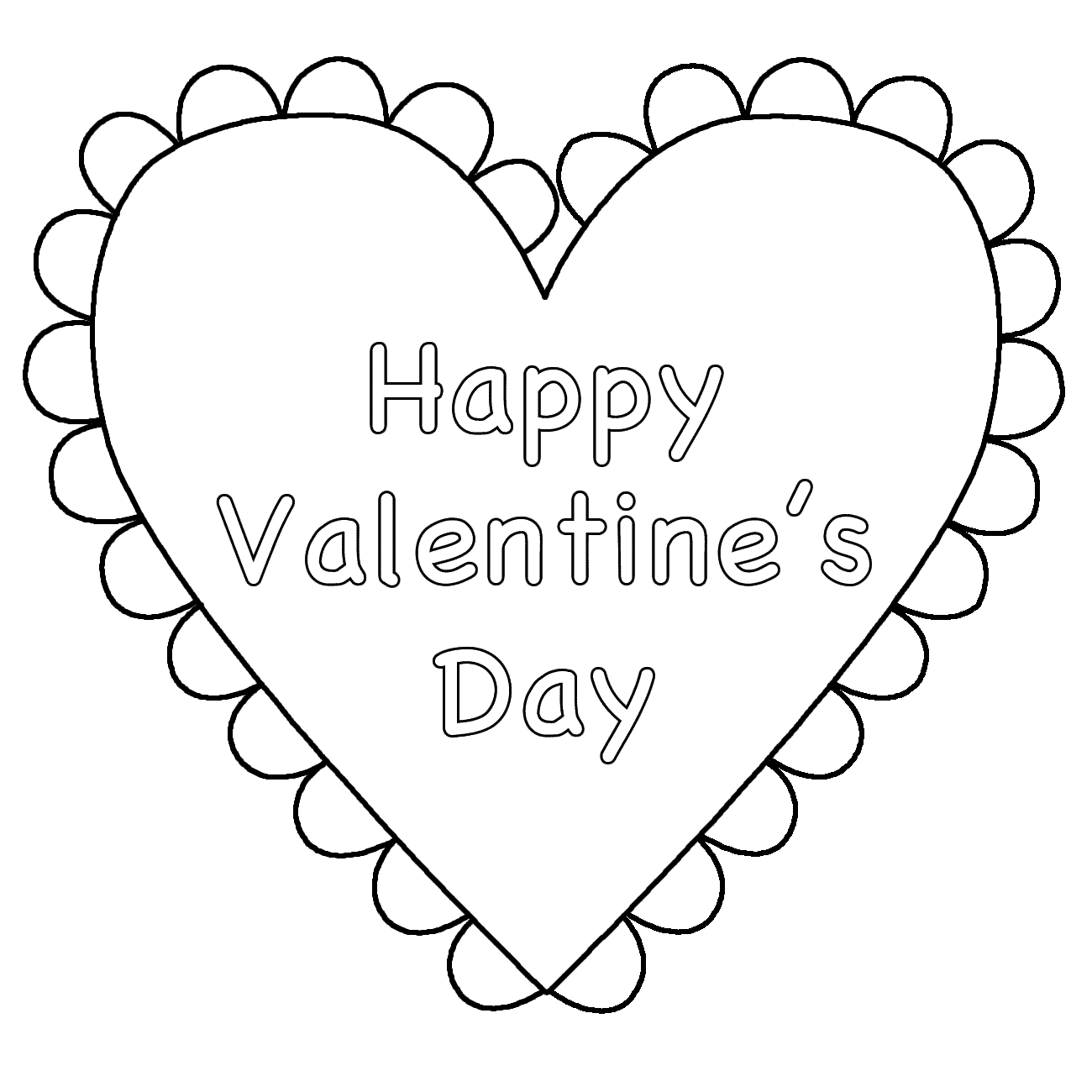 Preschool Printable Valentines Day Coloring Pages Preschool Printable Valentines Day Coloring Pages
