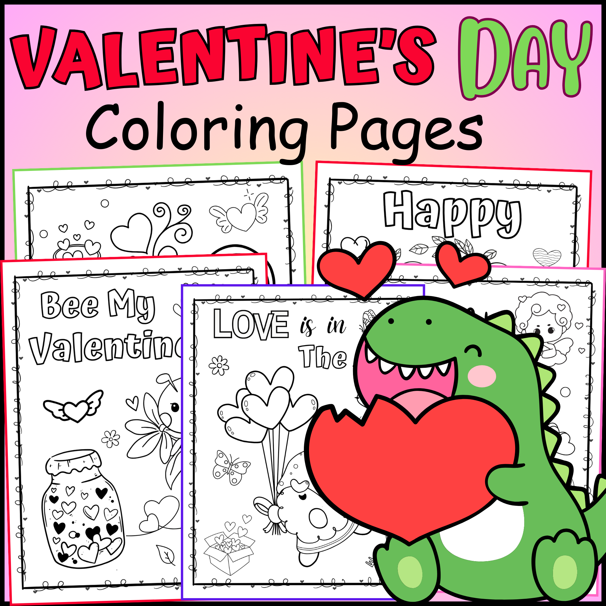 Valentine s Day Coloring Pages Writing Prompts Activity Coloring 