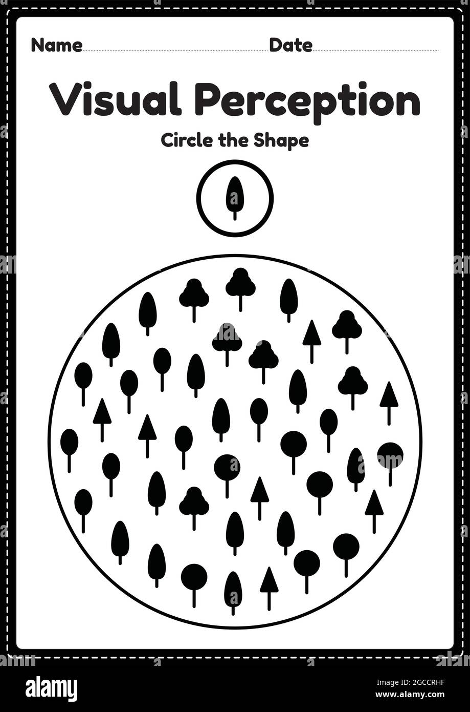 Visual Closure Worksheets Free Printable