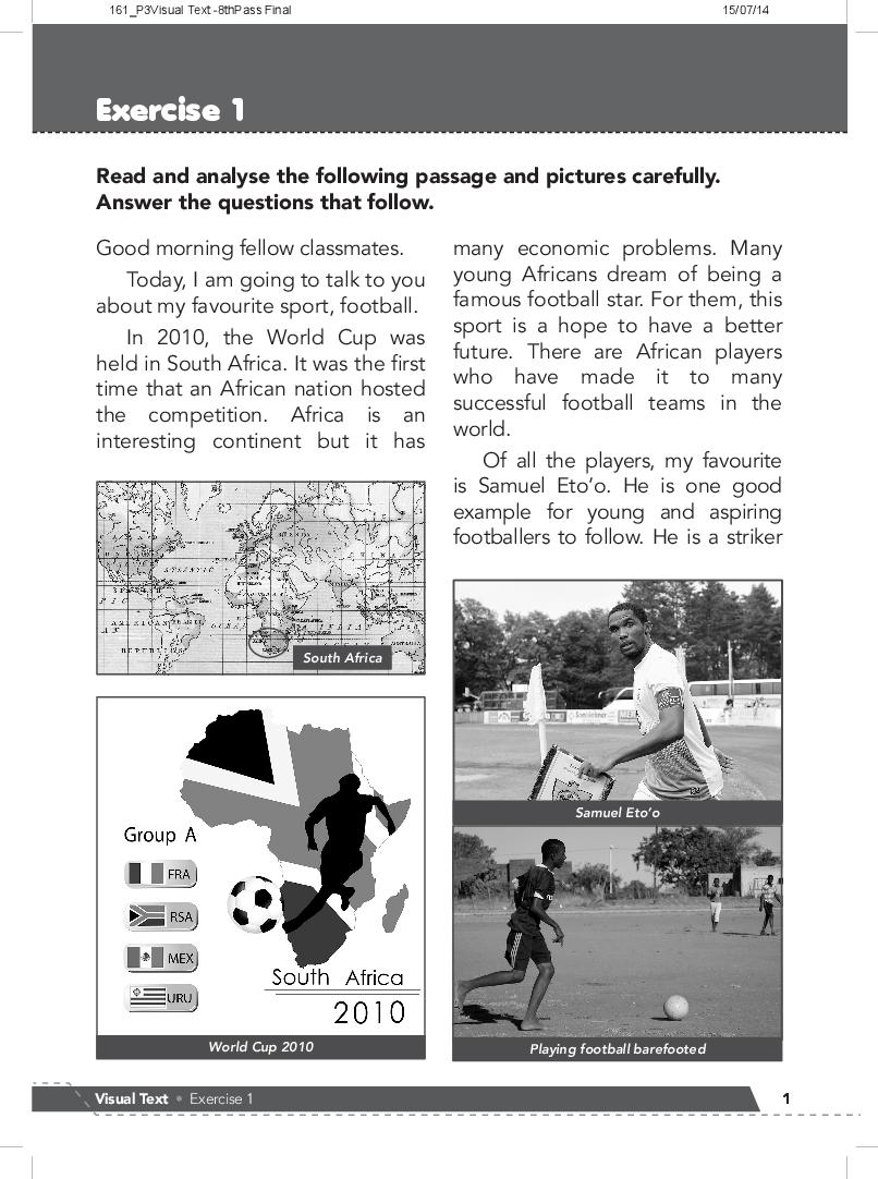 Visual Text Comprehension Primary 3 Visual Text Comprehension Primary 3