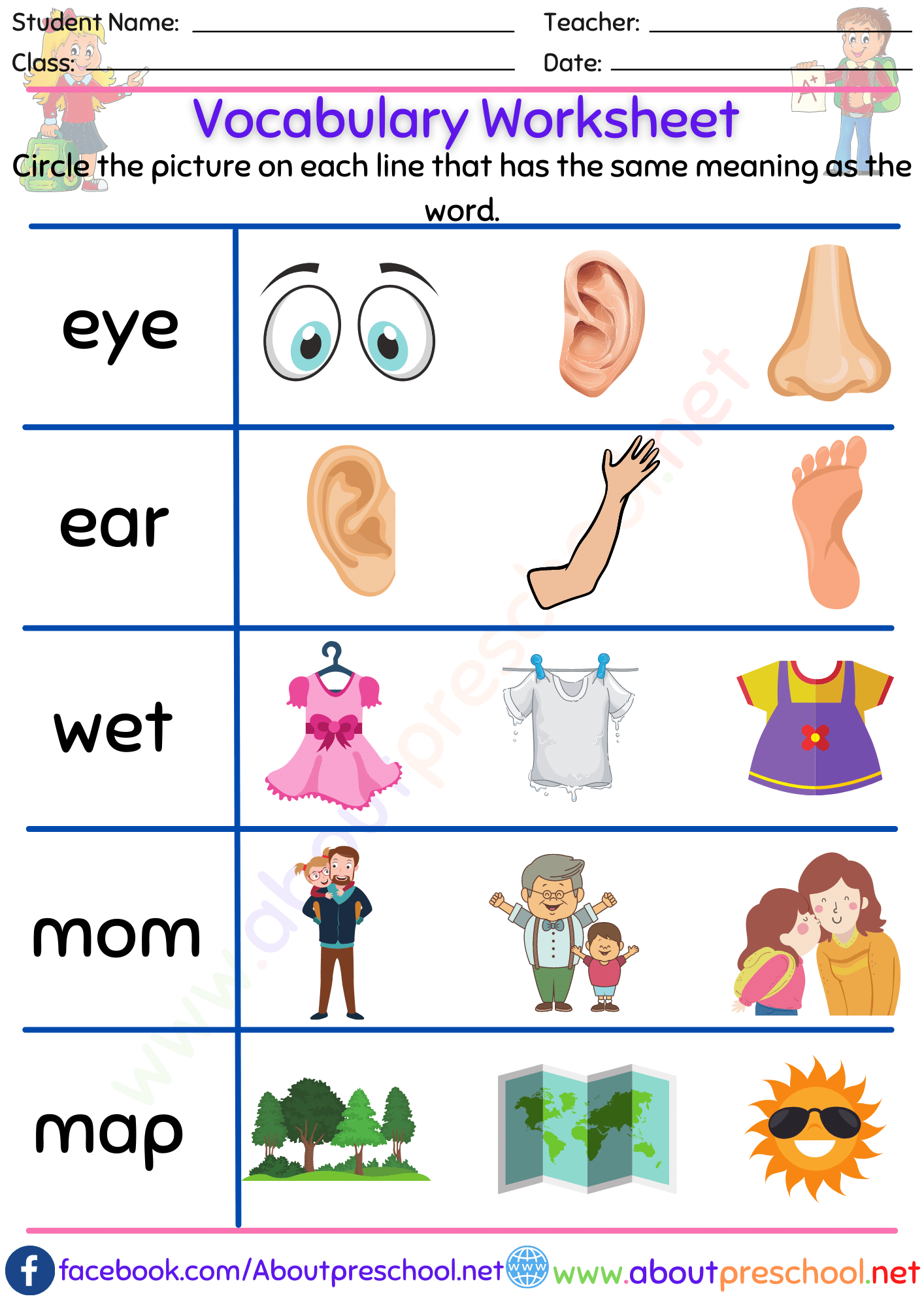 Free Printable 7th Grade Vocabulary Worksheets Free Printable 7th Grade Vocabulary Worksheets