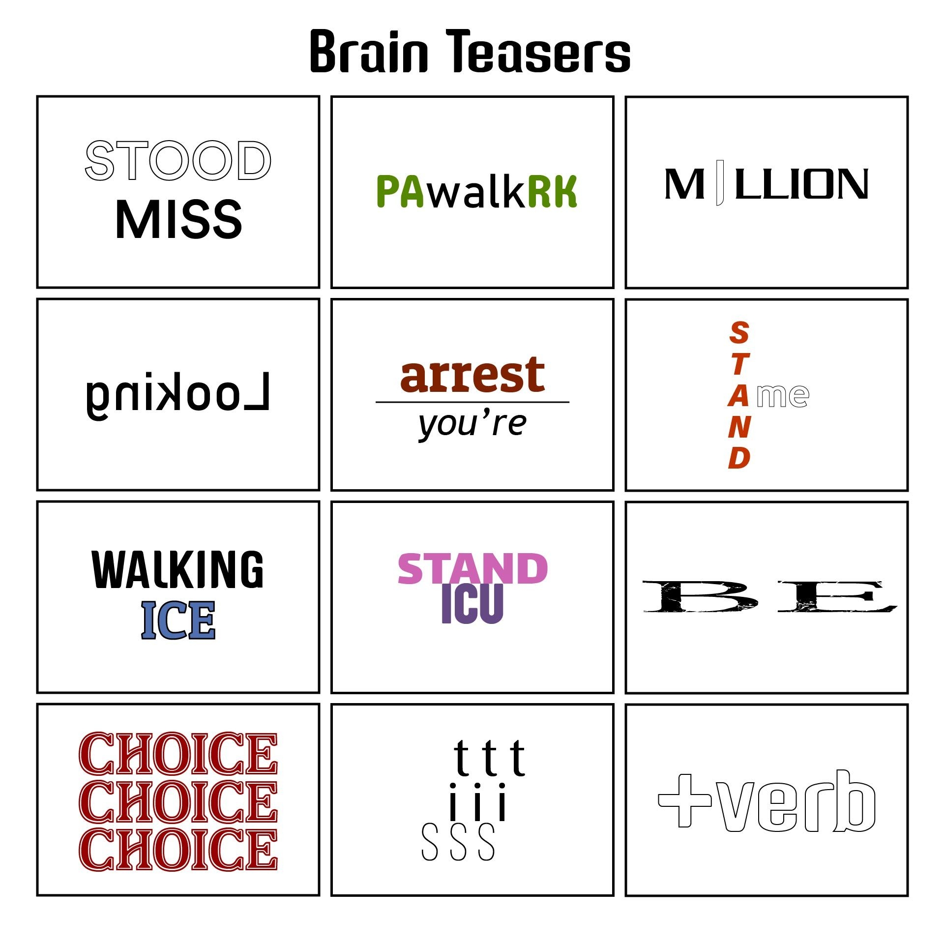 Wacky Words Puzzles Guess The Word Brain Teasers With Answers 20 Free PDF Printables Printablee Wacky Words Puzzles Guess The Word Brain Teasers With Answers 20 Free PDF Printables Printablee