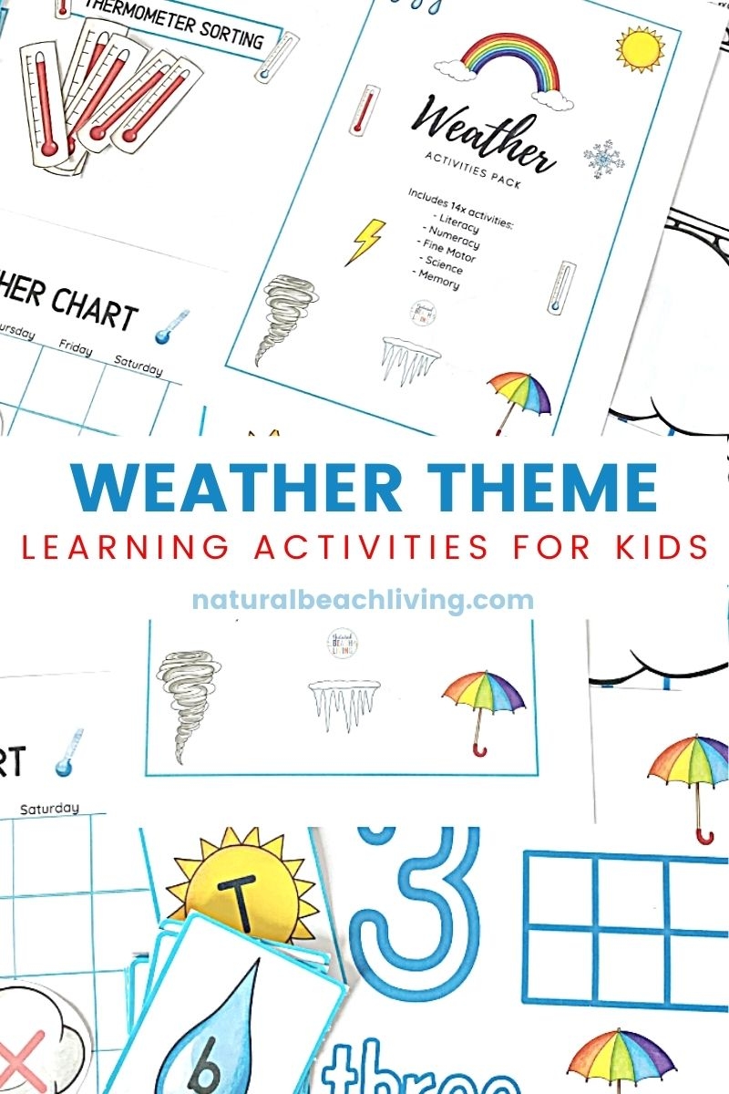 Weather Activities Preschool And Kindergarten Natural Beach Living