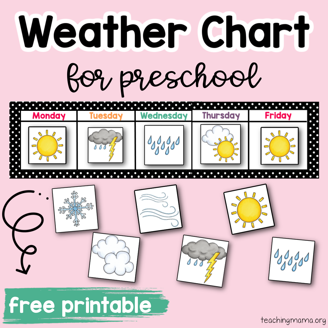 Weather Printables For Circle Time Teaching Mama