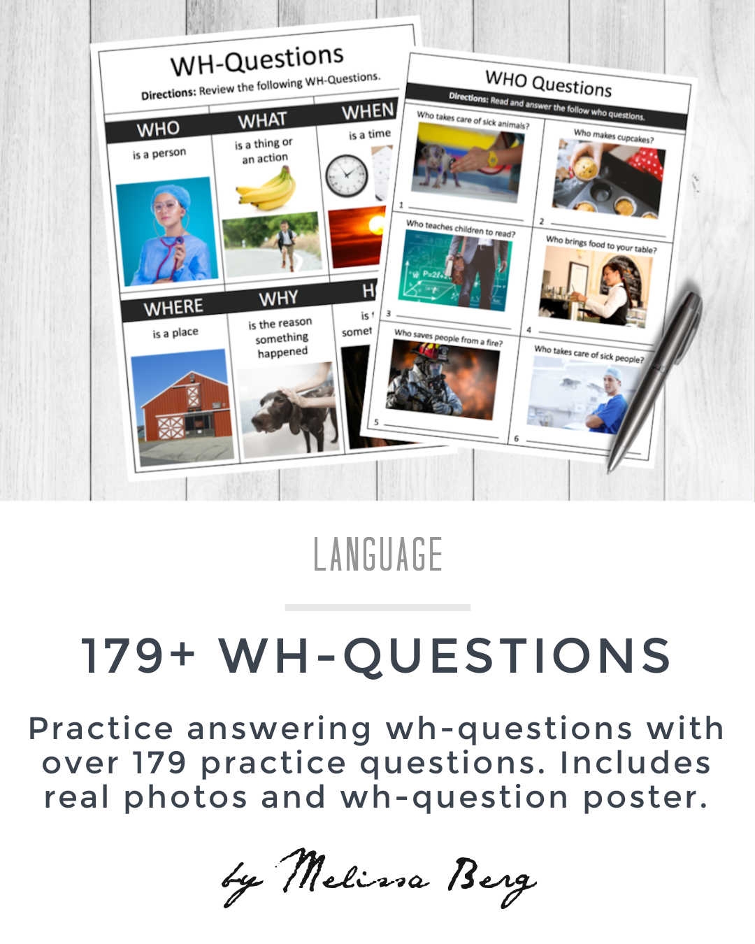 Free Printable Wh Questions Worksheets