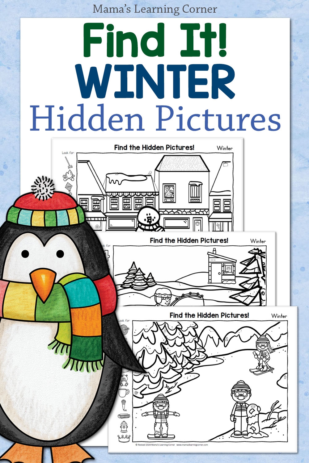 Free Printable Hidden Picture Worksheet
