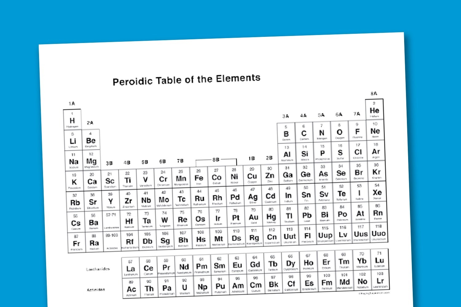 Worksheet Wednesday Printable Periodic Table Paging Supermom