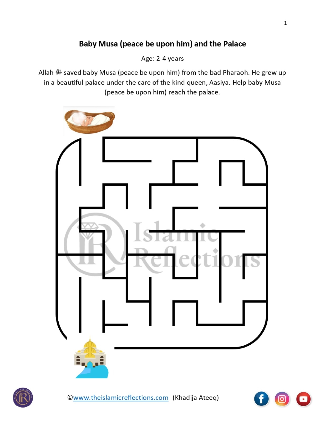 Worksheets Age 2 4 Archives Islamic Reflections Worksheets Age 2 4 Archives Islamic Reflections
