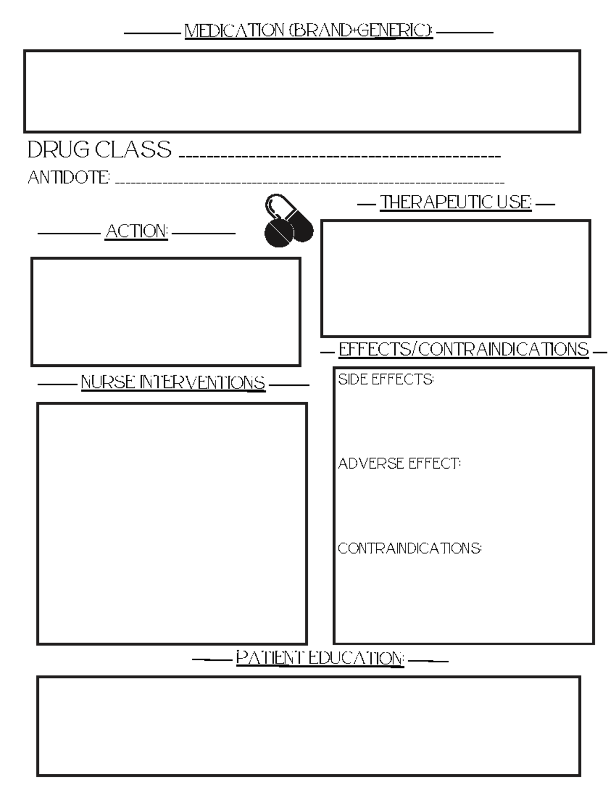 Written Pharmacology Templates Side Effects Adverse Effect Contraindications Action Studocu Written Pharmacology Templates Side Effects Adverse Effect Contraindications Action Studocu