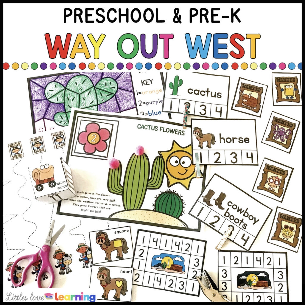 Yee Haw Western Rodeo Activities For Preschool Pre K Kinder Yee Haw Western Rodeo Activities For Preschool Pre K Kinder