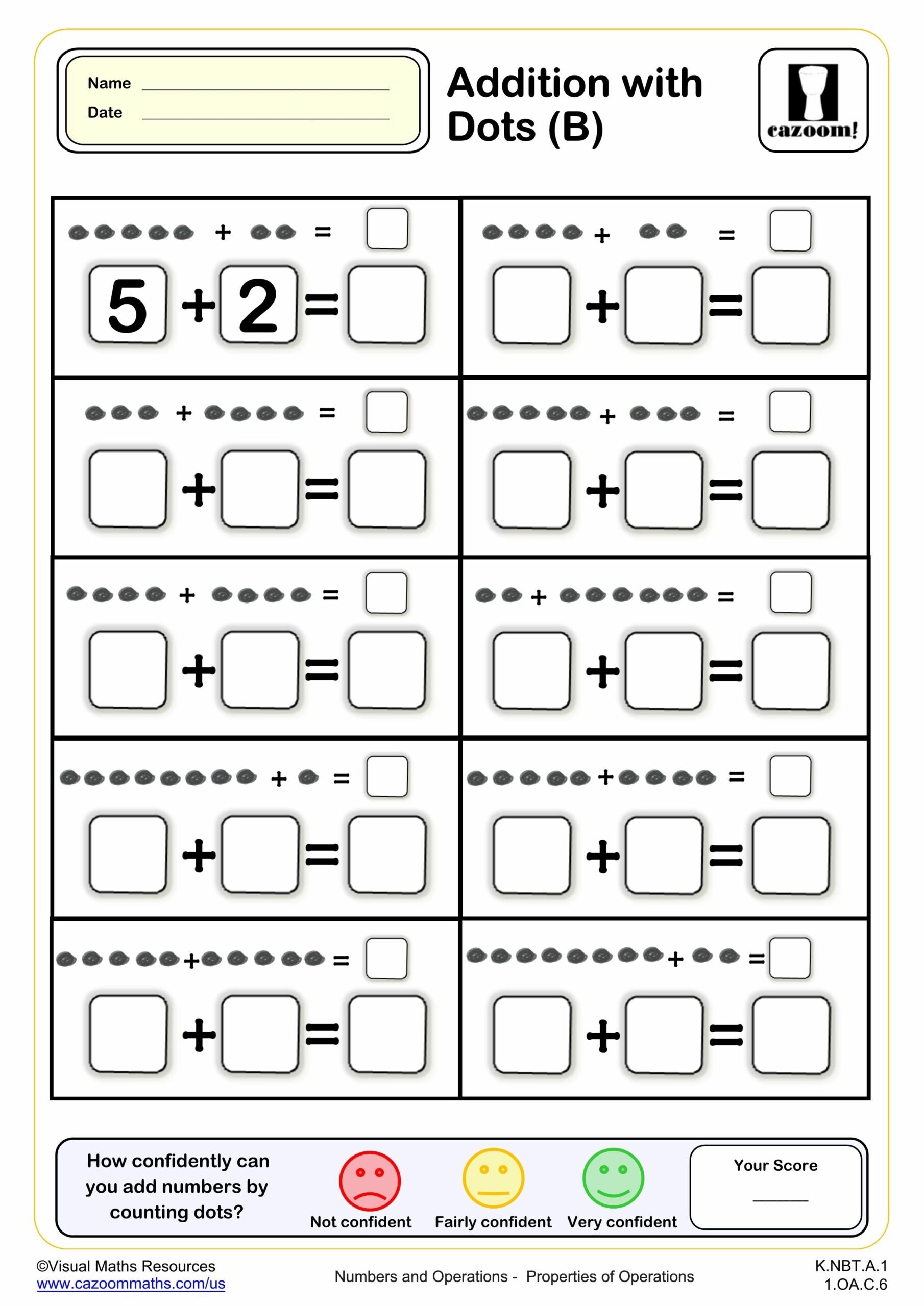 1 OA C 6 Worksheets Printable 1st Grade Math Worksheets Cazoom Math