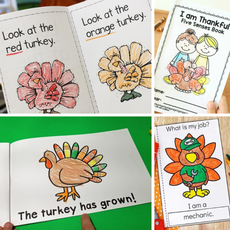 10 Free Thanksgiving Printable Books Fun A Day 