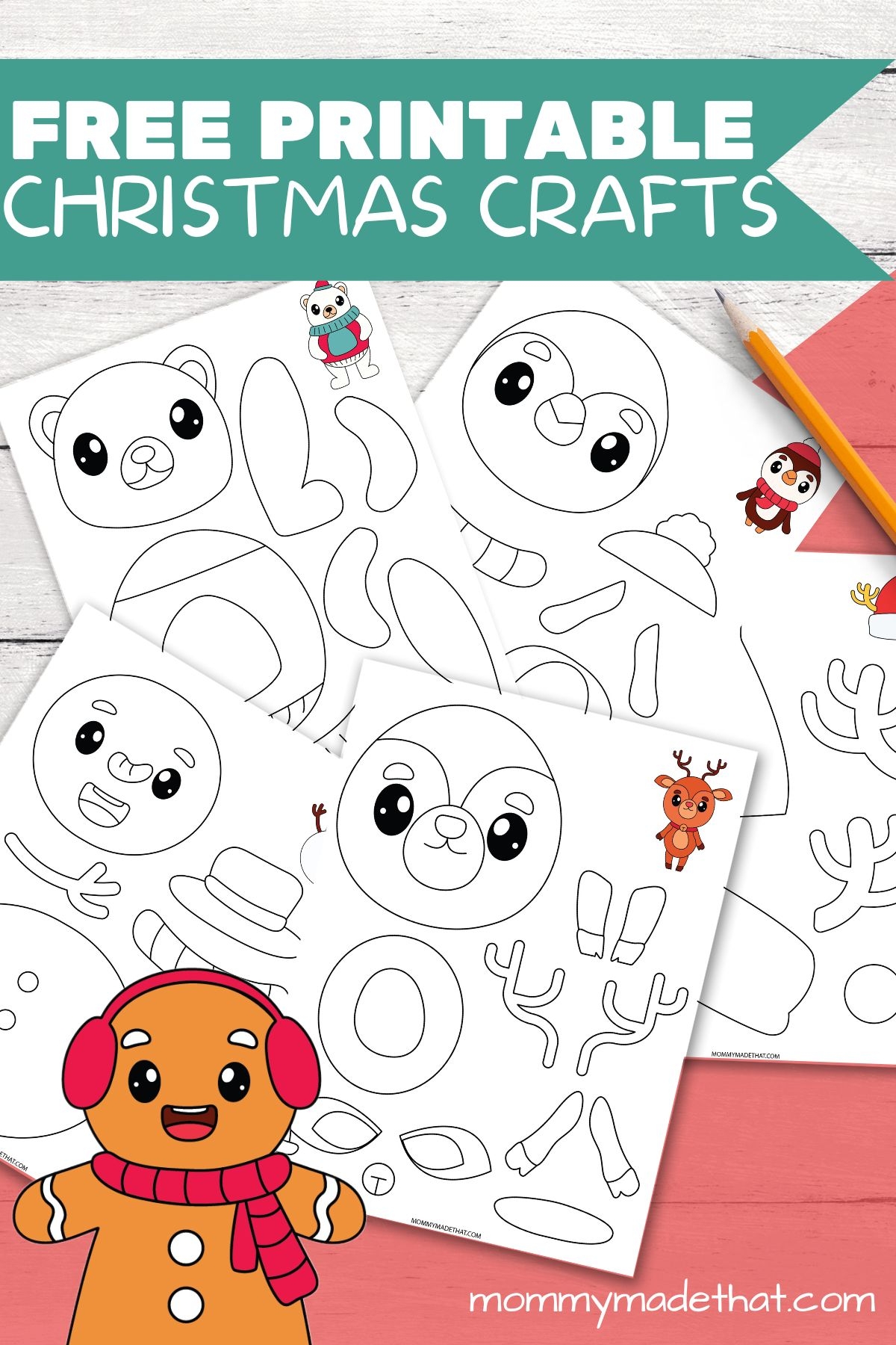 10 Fun Printable Christmas Crafts Grab Them For FREE 10 Fun Printable Christmas Crafts Grab Them For FREE
