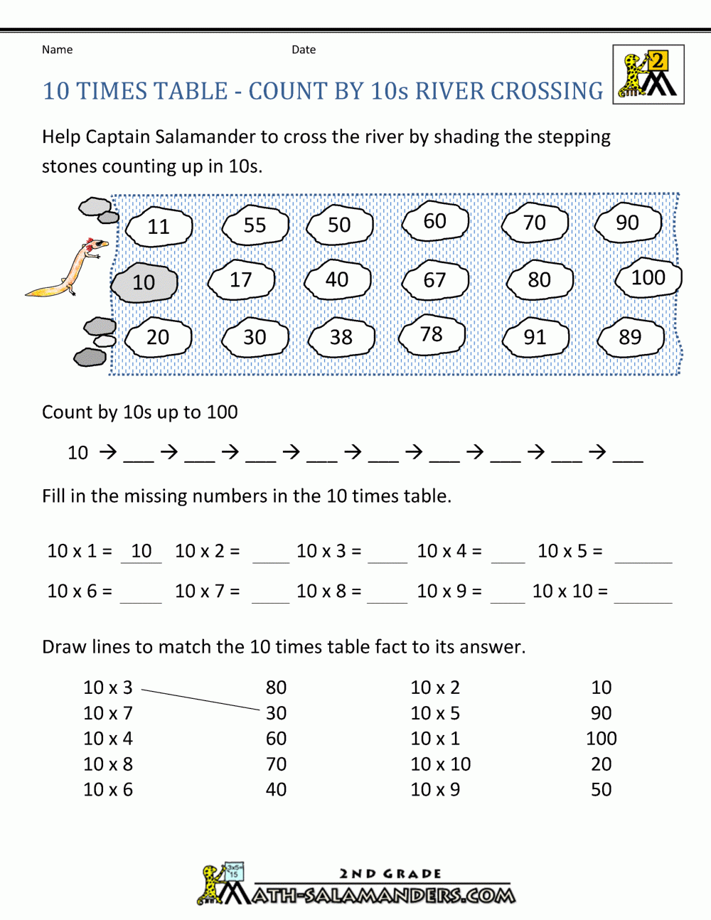 10 Times Table 10 Times Table