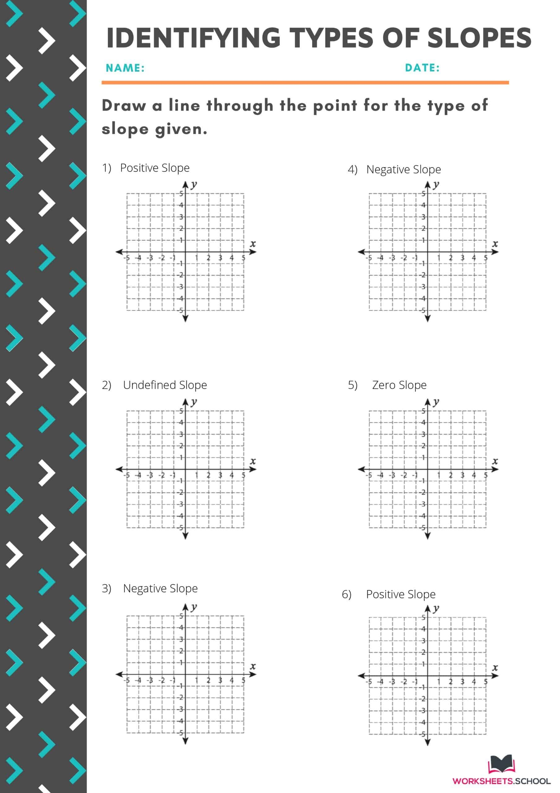 10 Variations Of Slope Worksheets with Answers EduWorksheets