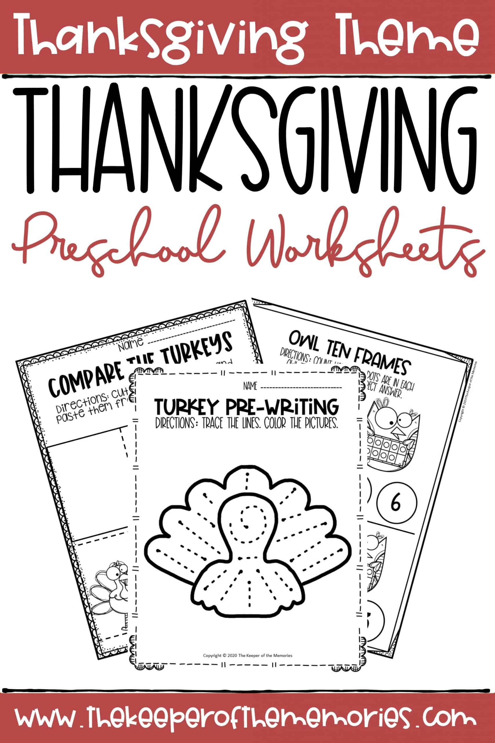 100 Thanksgiving Worksheets For Preschoolers U0026 Kindergartners The Keeper Of The Memories 100 Thanksgiving Worksheets For Preschoolers U0026 Kindergartners The Keeper Of The Memories
