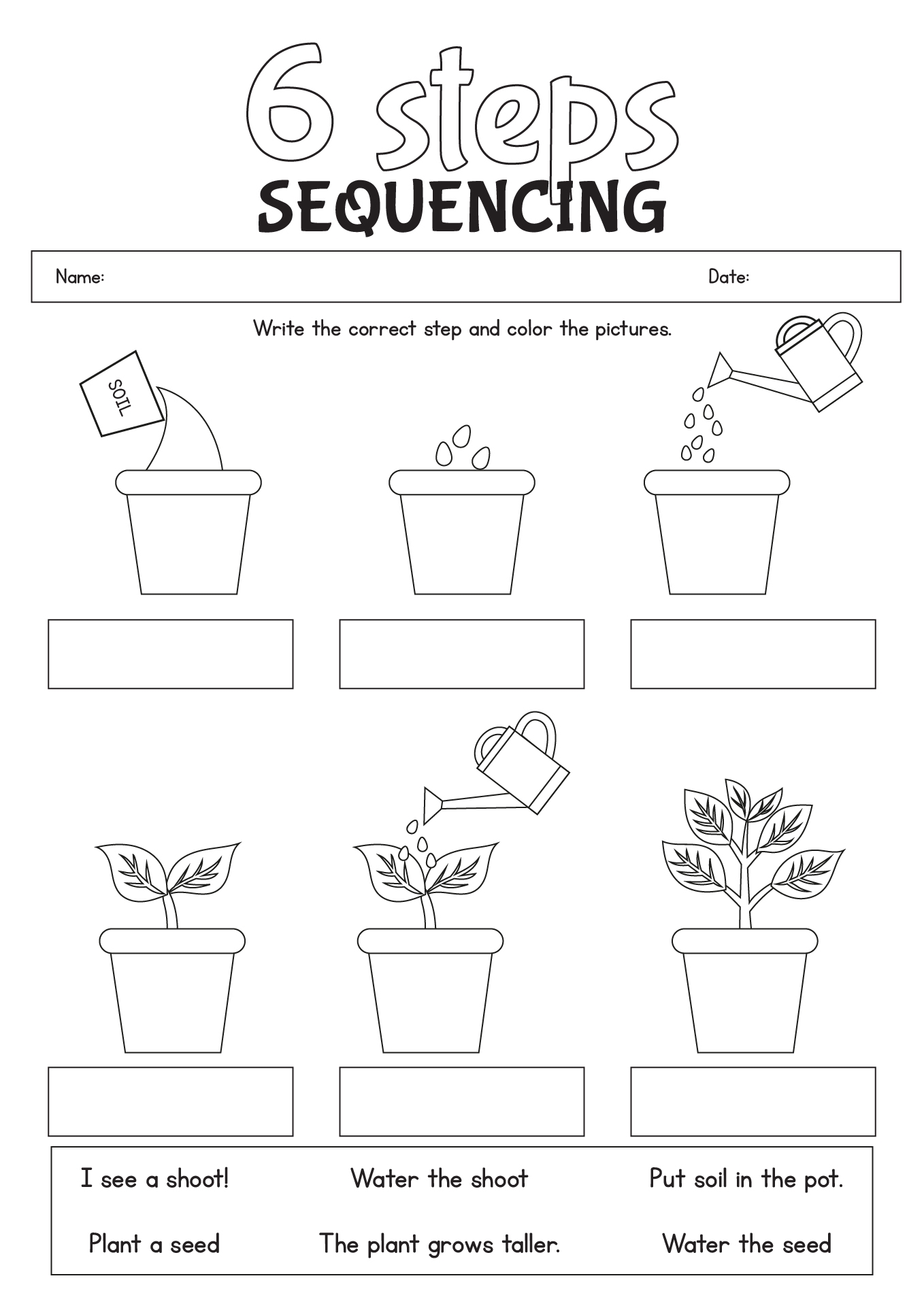 Printable Preschool Sequencing Worksheets Pictures