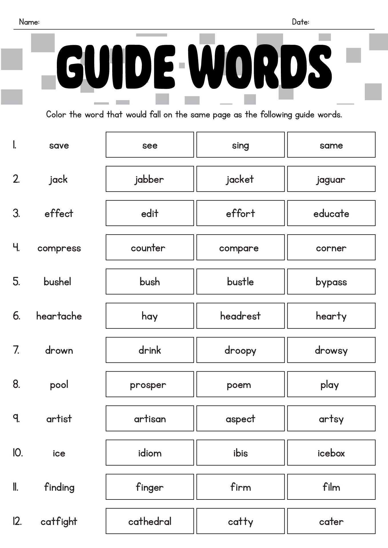 11 Dictionary Worksheets For Grade 3 Free PDF At Worksheeto 11 Dictionary Worksheets For Grade 3 Free PDF At Worksheeto