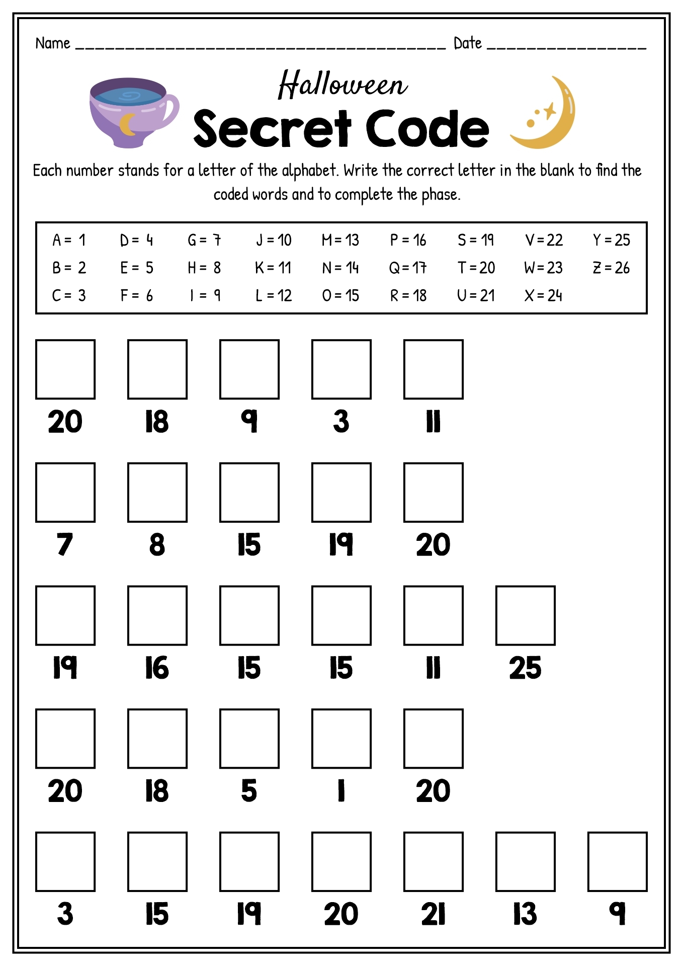11 Secret Message Math Worksheets Free PDF At Worksheeto 11 Secret Message Math Worksheets Free PDF At Worksheeto